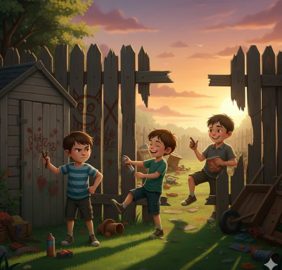 HÌNH 2 CON HƯ VÌ HÀNG XÓM